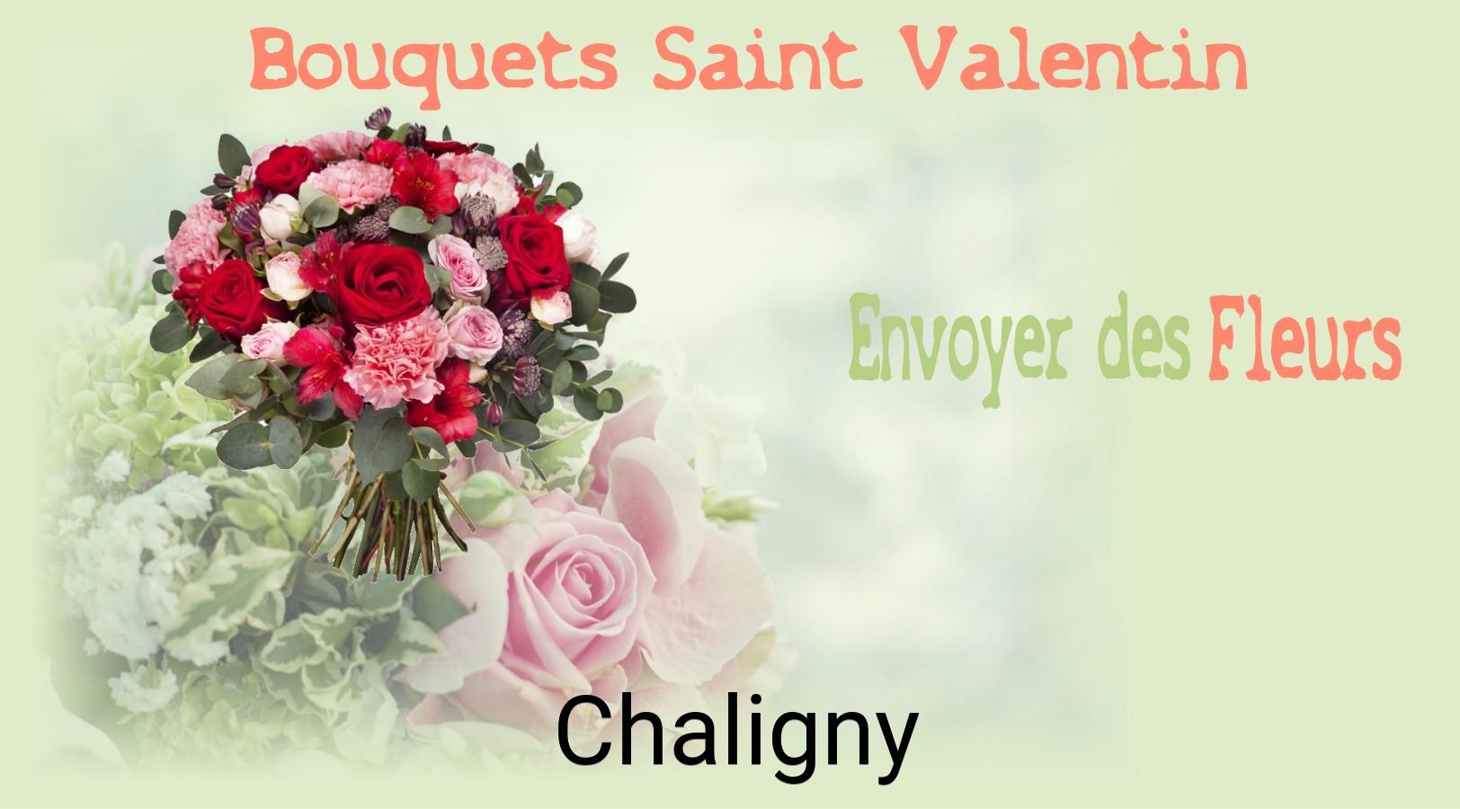 Roses de Saint-Valentin livrées à Chaligny